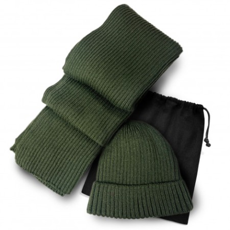 Denali Scarf And Beanie Set Promotional Products